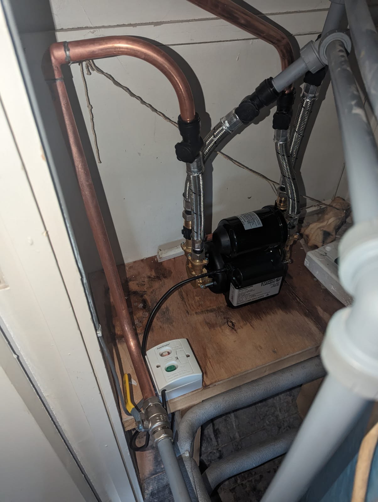 Central heating pump installed and wired by our engineers